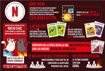 EXPLODING KITTENS EL BIEN CONTRA EL MAL