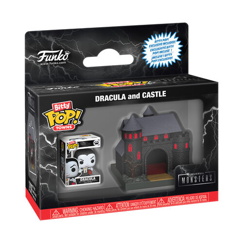 BITTY POP TOWN UNIVERSAL MONSTERS - DRACULA AND CASTLE