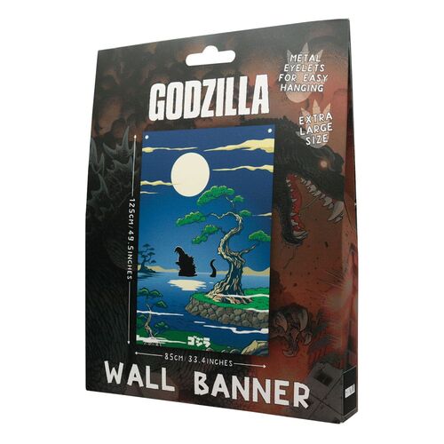 BANDERA GOZILLA 125 X 85 CM
