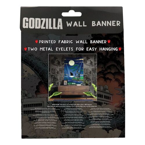 BANDERA GOZILLA 125 X 85 CM