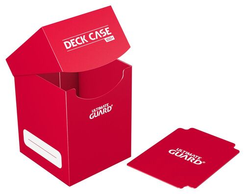 ULTIMATE GUARD DECK CASE 100+ CAJA DE CARTAS TAMAÑO ESTÁNDAR ROJO