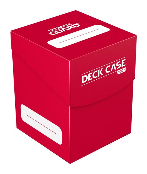 ULTIMATE GUARD DECK CASE 100+ CAJA DE CARTAS TAMAÑO ESTÁNDAR ROJO