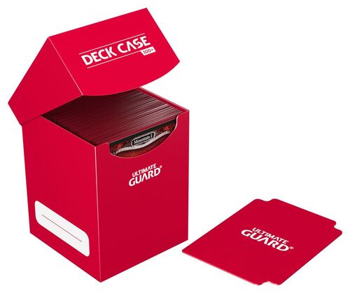 ULTIMATE GUARD DECK CASE 100+ CAJA DE CARTAS TAMAÑO ESTÁNDAR ROJO
