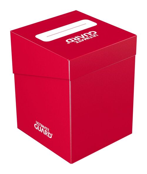 ULTIMATE GUARD DECK CASE 100+ CAJA DE CARTAS TAMAÑO ESTÁNDAR ROJO