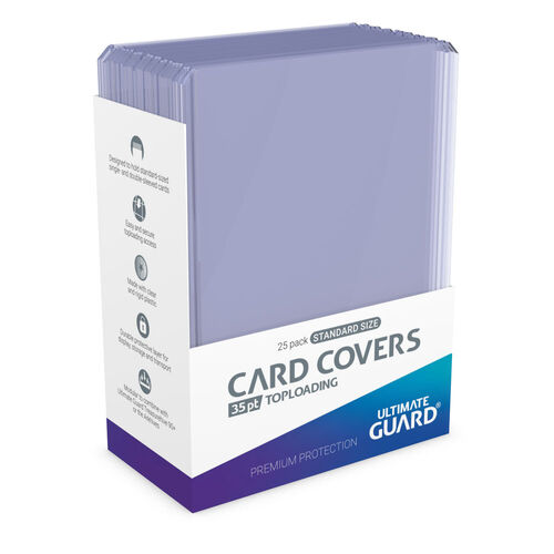 ULTIMATE GUARD CARD COVERS TOPLOADING 35 PT TRANSPARENTE PACK DE 25