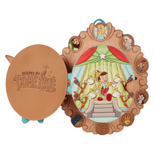 MINI MOCHILA LOUNGEFLY DISNEY PINOCCHIO CAMEO