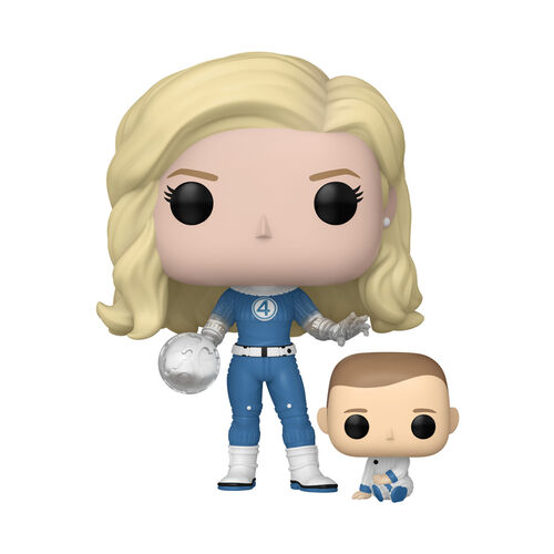 FIGURA POP&BUDDY FANTASTIC FOUR - INVISIBLE WOMAN & FRANKLIN