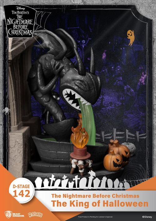 DIORAMA PVC D-STAGE PESADILLA ANTES DE NAVIDAD THE KING OF HALLOWEEN 15 CM