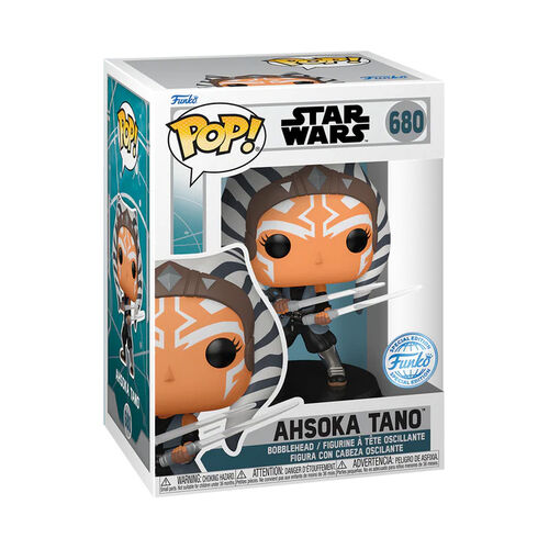 FIGURA POP STAR WARS AHSOKA TANO DUAL LIGHTSABERS EXCLUSIVE