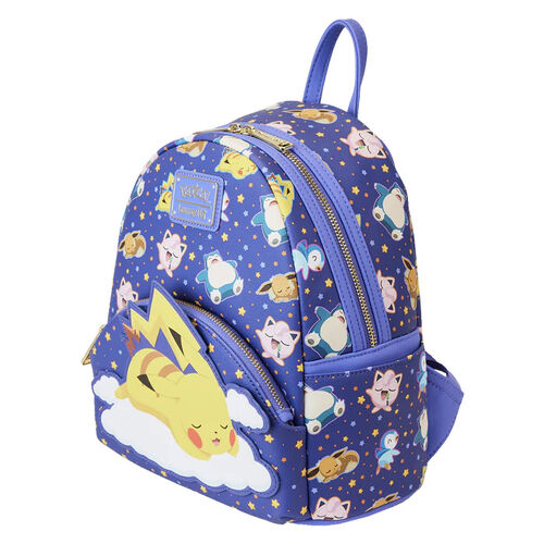 MINI MOCHILA LOUNGEFLY POKEMON SLEEPING PIKACHU AND FRIENDS