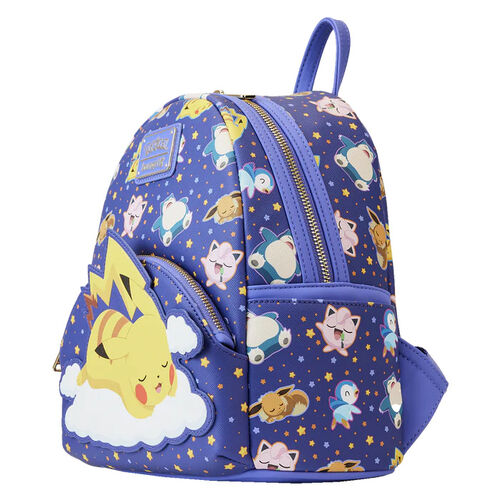MINI MOCHILA LOUNGEFLY POKEMON SLEEPING PIKACHU AND FRIENDS