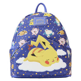 MINI MOCHILA LOUNGEFLY POKEMON SLEEPING PIKACHU AND FRIENDS