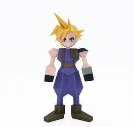 FIGURA VINYL POLYGON FINAL FANTASY VII CLOUD STRIFE 15 CM