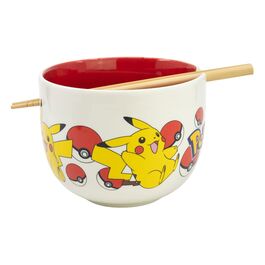 BOL PARA RAMEN CON PALILLOS POKEMON