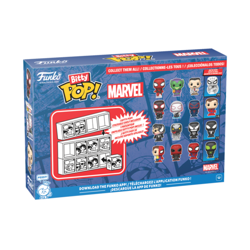 FUNKO BITTY POP SPIDER-MAN SERIES 1 4PK
