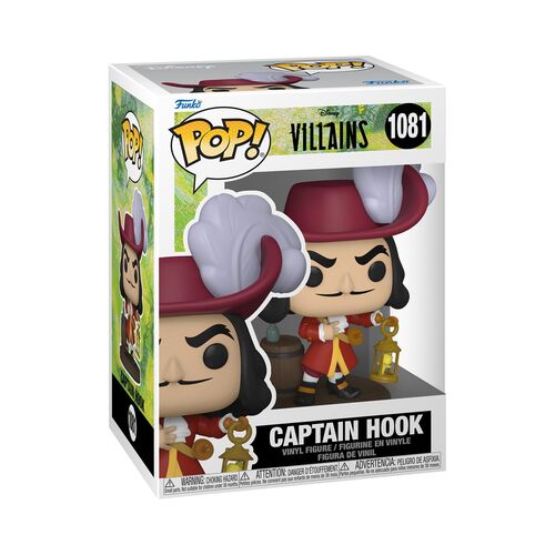 FUNKO POP DISNEY VILLAINS - CAPTAIN HOOK 1081