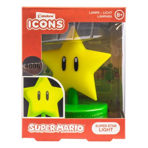 LÁMPARA ICON SUPER MARIO SUPER STAR V2