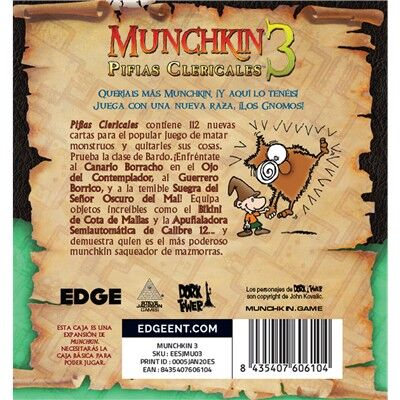 MUNCHKIN 3: PIFIAS CLERICALES
