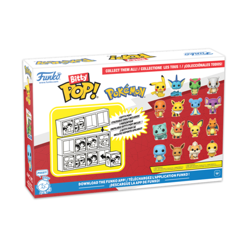 FUNKO BITTY POP POKEMON - BULBASAUR PACK 4