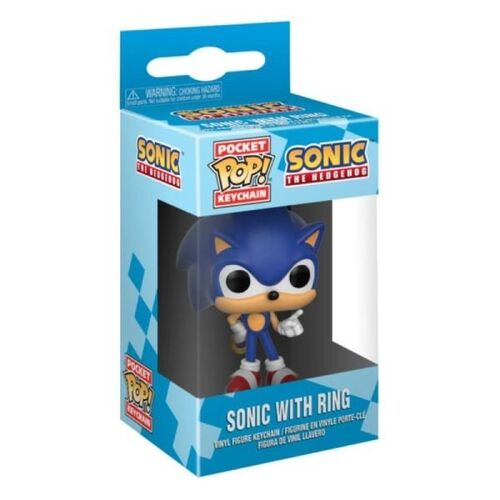 LLAVERO FUNKO POP SONIC WITH RING