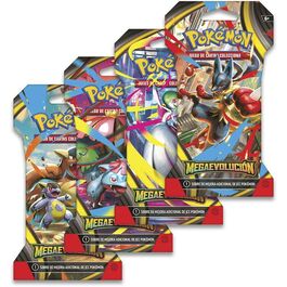 POKEMON TCG SOBRE DE REFUERZO CON FUNDA MEGA EVOLUCIÓN ESPAÑOL
