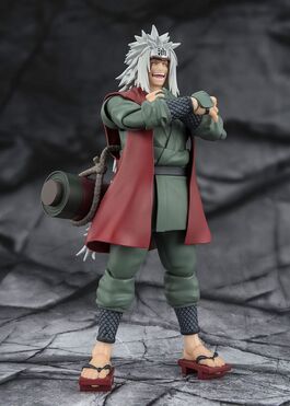 FIGURA S.H.FIGUARTS NARUTO JIRAIYA HIDDEN LEAF HEROIC MASTER SAGE (SAGE MODE SET) 17 CM