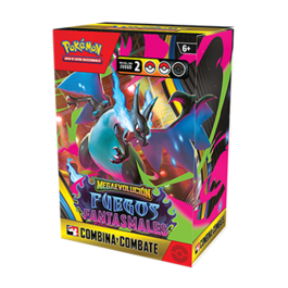 PACK COMBINA Y COMBATE MEGAEVOLUCIÓN FUEGOS FANTASMALES ESPAÑOL