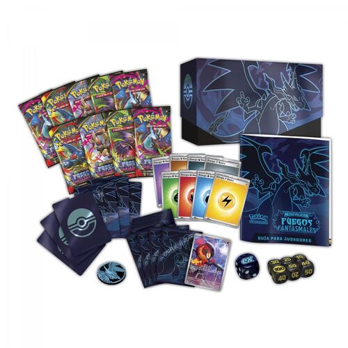 CAJA DE ENTRENADOR ELITE POKEMON TCG FUEGOS FANTASMALES ESPAÑOL