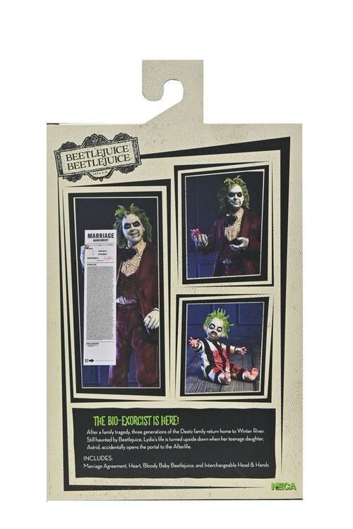 FIGURA ULTIMATE 'RED TUXEDO' BEETLEJUICE 18 CM
