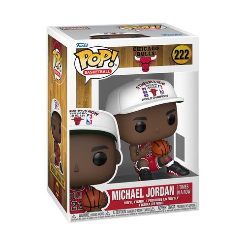 FUNKO POP NBA - MICHAEL JORDAN 3 TIMES IN A ROW 222