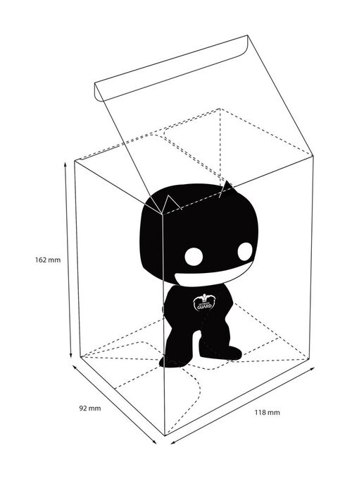 CAJA SEMIRRIGIDA / PROTECTOR  PARA FUNKO POP