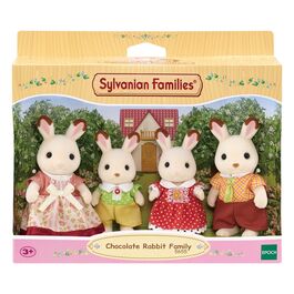 SYLVANIAN FAMILIES: FAMILIA CONEJO CHOCOLATE 8 CM