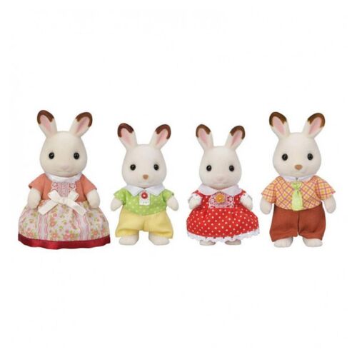 SYLVANIAN FAMILIES: FAMILIA CONEJO CHOCOLATE 8 CM