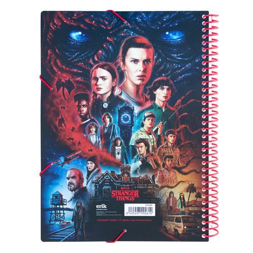 CARPETA DE FUNDAS A4 STRANGER THINGS