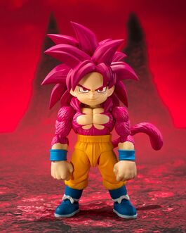 FIGURA S.H.FIGUARTS SUPER SAIYAN LEVEL 4 SON GOKU (MINI) DRAGON BALL DAIMA 8 CM