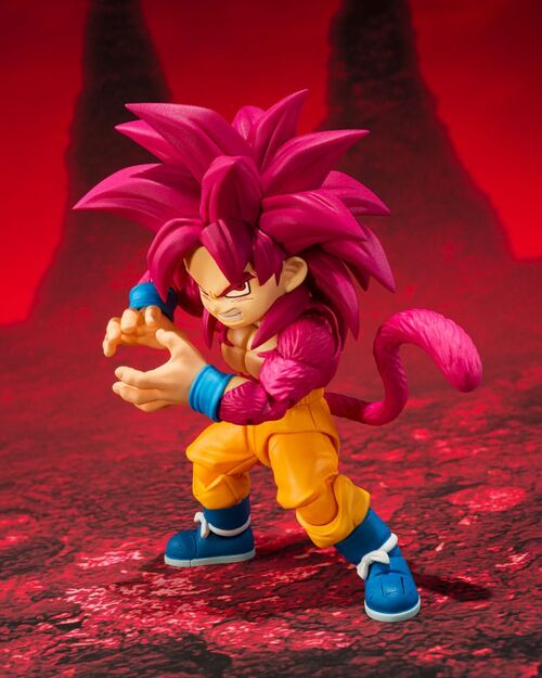 FIGURA S.H.FIGUARTS SUPER SAIYAN LEVEL 4 SON GOKU (MINI) DRAGON BALL DAIMA 8 CM