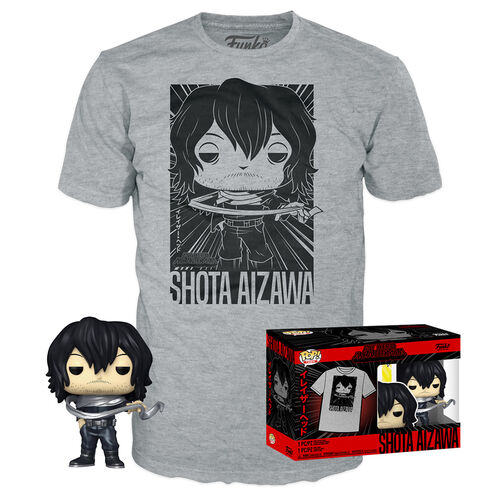 POP & TEE: MY HERO ACADEMIA: SHOTA AIZAWA TALLA S MT