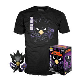 POP & TEE MY HERO ACADEMIA SET DE FIGURA Y CAMISETA TOKOYAMI METALLIC TALLA S