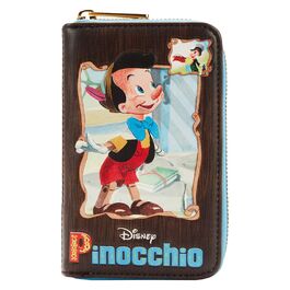 CARTERA LOUNGEFLY DISNEY PINOCCHIO BOOK ZIP AROUND WALLET