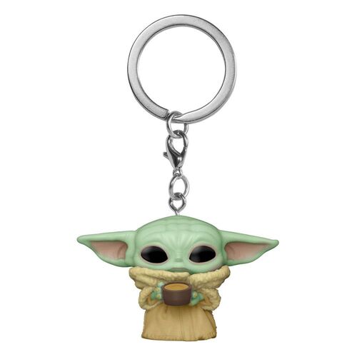 POP KEYCHAIN: THE MANDALORIAN -THE CHILD W/CUP