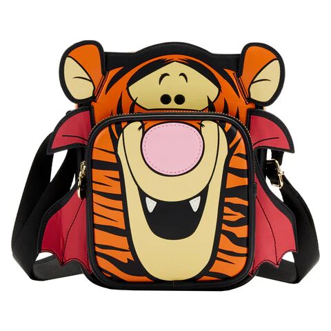 BOLSO LOUNGEFLY DISNEY WINNIE THE POOH HALLOWEEN TIGGER COSPLAY PASSPORT