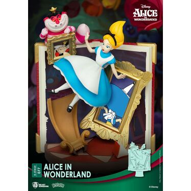 Disney Diorama PVC D-Stage Story Book Series Alice in Wonderland New Version 15 cm