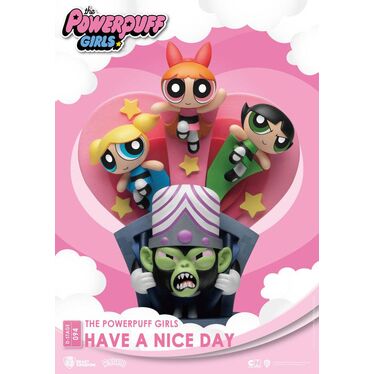 The Powerpuff Girls Diorama PVC D-Stage Have A Nice Day New Version 15 cm
