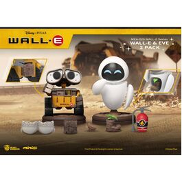 Wall-E Figuras Mini Egg Attack Wall-E Series Wall-E & Eve 8 cm