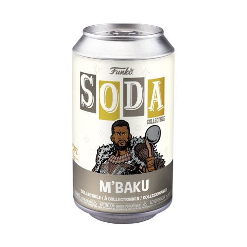 VINYL SODA BLACK PANTHER WAKANDA FOREVER - MBAKU