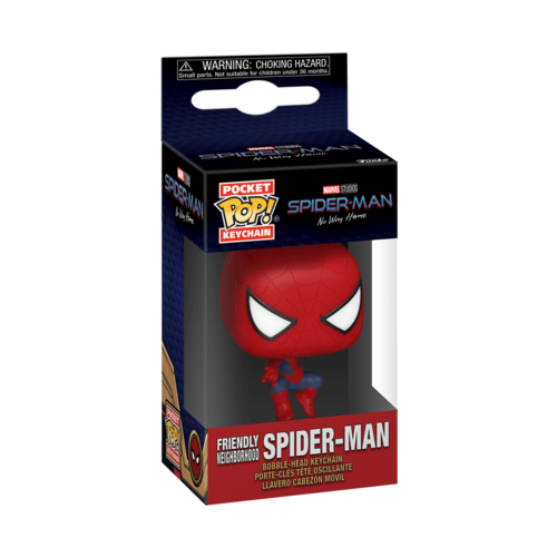 POP KEYCHAIN: SPIDER-MAN NO WAY HOME - FRIENDLY N.HOOD LEAPING