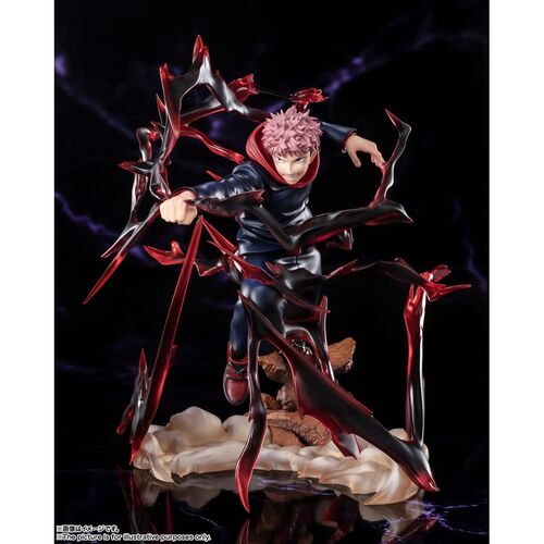 FIGURA TAMASHII NATIONS FIGUARTS ZERO JUJUTSU KAISEN YUJI ITADORI BLACK FLASH