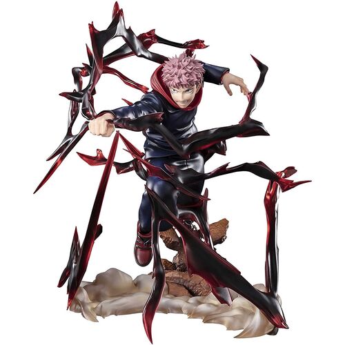 FIGURA TAMASHII NATIONS FIGUARTS ZERO JUJUTSU KAISEN YUJI ITADORI BLACK FLASH