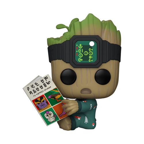 FIGURA POP MARVEL I AM GROOT - GROOT PJS W/BOOK