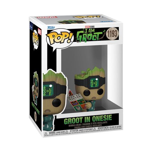 FIGURA POP MARVEL I AM GROOT - GROOT PJS W/BOOK